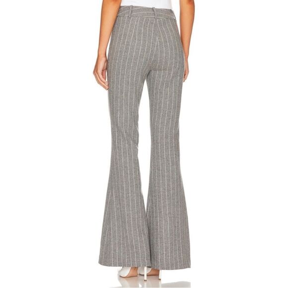 Smythe Wool Blend Bootcut Pant Flannel Pinstripe 4/27 - Picture 7 of 7